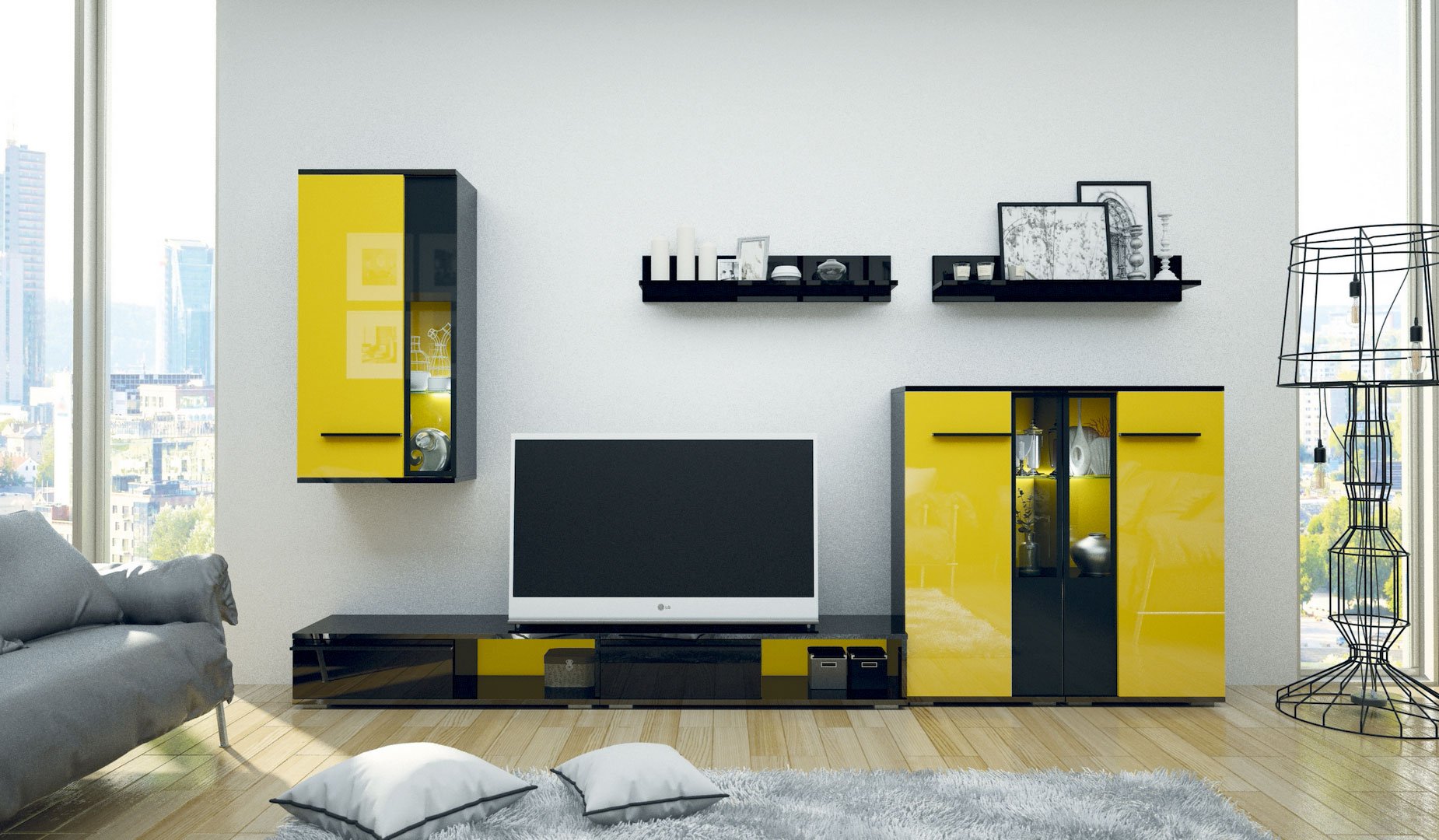 Стенка BLANCHE (артикул 824)